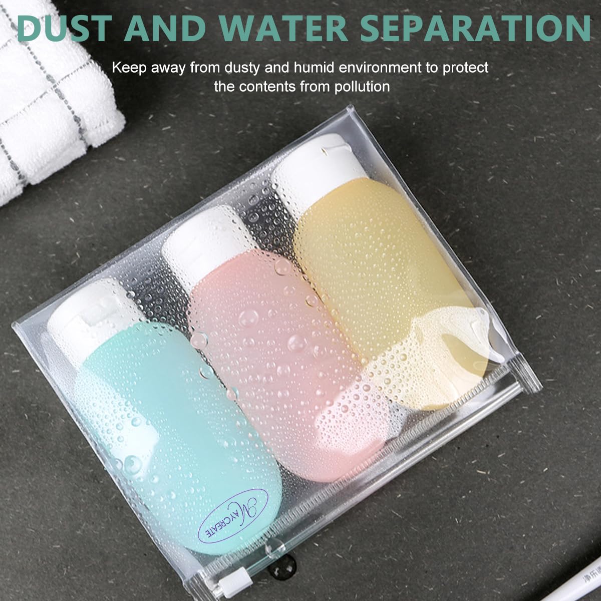 MAYCREATE Plastic 3Pcs Travel Toiletries Bottle 60Ml Empty Travel Bottles For Toiletries Leakproof Squeeze Travel Bottle Kit Containers For Shampoo Lotion, Pink MAYCREATE Plastic 3Pcs Travel Toiletries Bottle 60Ml Empty Travel Bottles For Toiletries Leakproof Squeeze Travel Bottle Kit Containers For Shampoo Lotion, Pink
